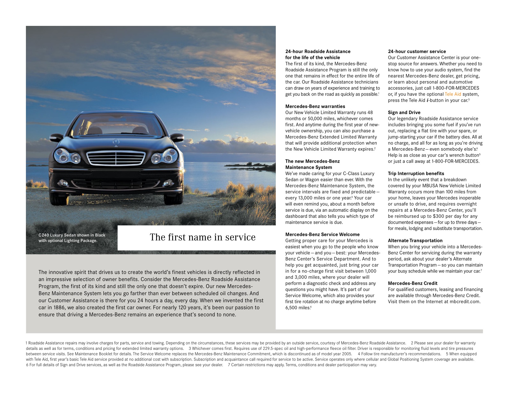 2005 Mercedes-Benz C-Class Luxury Brochure Page 26